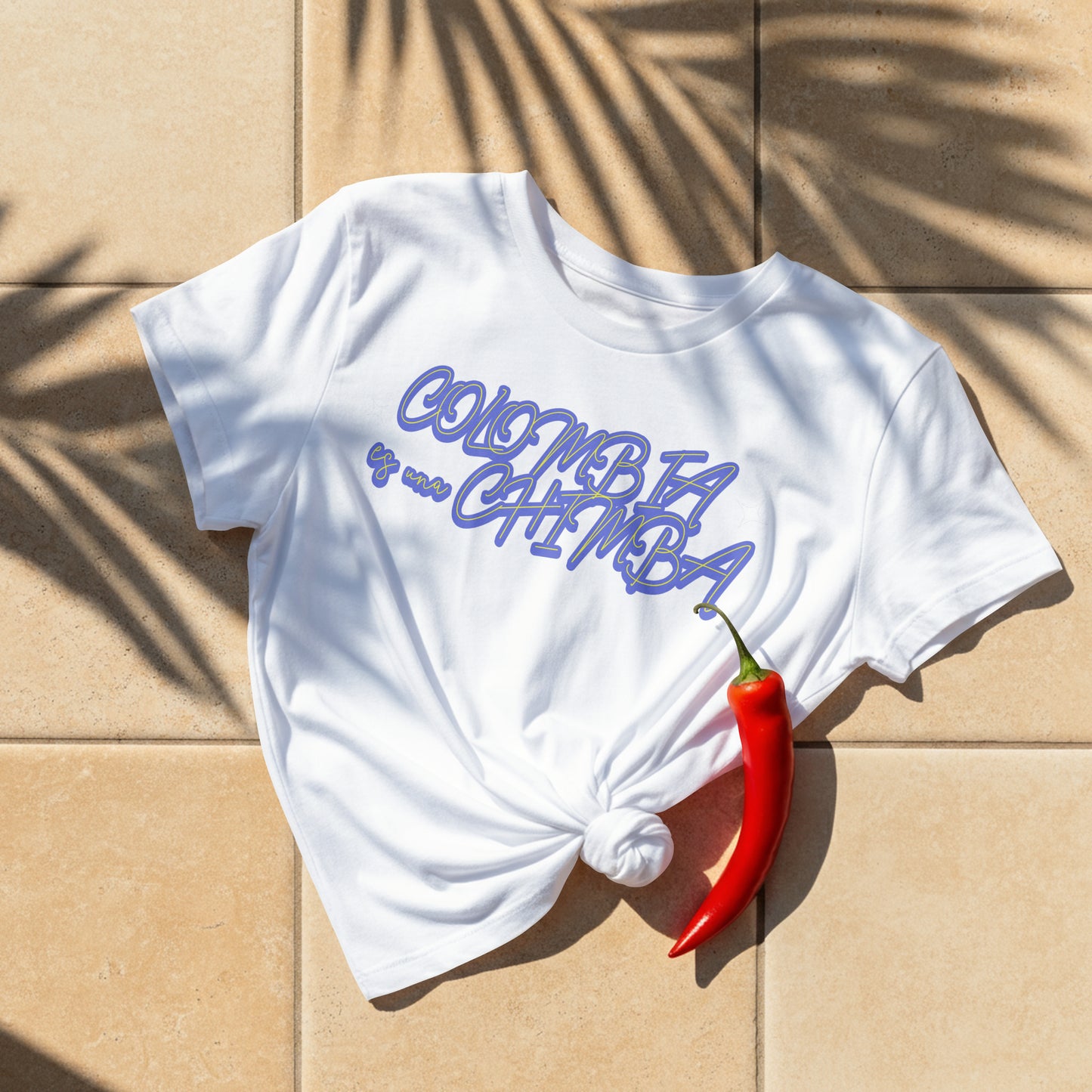 Camiseta Colombia es una chimba